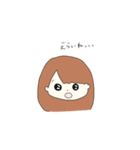 キラキラ笑顔の女の子（個別スタンプ：5）