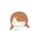 キラキラ笑顔の女の子（個別スタンプ：6）