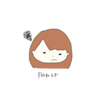 キラキラ笑顔の女の子（個別スタンプ：7）