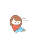 キラキラ笑顔の女の子（個別スタンプ：8）