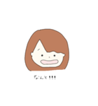 キラキラ笑顔の女の子（個別スタンプ：12）
