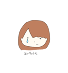 キラキラ笑顔の女の子（個別スタンプ：14）