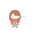 キラキラ笑顔の女の子（個別スタンプ：18）