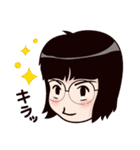 めがねっこさんの日常セット（個別スタンプ：3）