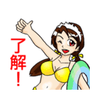 メイドさん「了解」スタンプ（個別スタンプ：8）