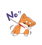 柴犬ハナのスタンプ（個別スタンプ：19）