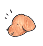茶色いわんわん（個別スタンプ：3）