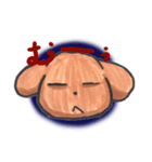茶色いわんわん（個別スタンプ：7）