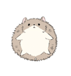 虚無顔の小動物（個別スタンプ：5）