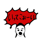 白黒女の年上にも年下にも使える言動集（個別スタンプ：15）