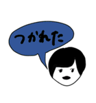 白黒女の年上にも年下にも使える言動集（個別スタンプ：20）