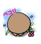 まるまるまん丸 colorful days  言葉の乱れ（個別スタンプ：22）