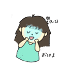 ヨヨちゃんの小さな幸せ（個別スタンプ：1）