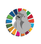 SDGsゴリラと時々パンダ（個別スタンプ：1）