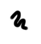 黒い文字の仲間たち（個別スタンプ：1）