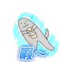 水辺に棲むちょっと変な生き物（個別スタンプ：16）