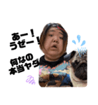 喜怒哀楽なパグと変な飼い主（個別スタンプ：24）