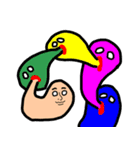 奇妙な落書きたち（個別スタンプ：21）