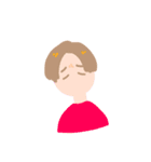 作画が不安定なメンズと安定のうさぎ（個別スタンプ：3）