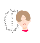 作画が不安定なメンズと安定のうさぎ（個別スタンプ：4）