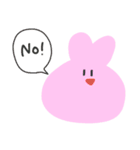 作画が不安定なメンズと安定のうさぎ（個別スタンプ：6）