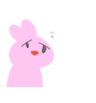 作画が不安定なメンズと安定のうさぎ（個別スタンプ：32）