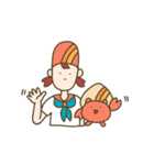 借りかにガールズ（個別スタンプ：8）