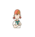 借りかにガールズ（個別スタンプ：11）