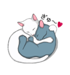 猫の恋人達日常（個別スタンプ：3）