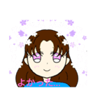 キャラこい女の子スタンプ（個別スタンプ：8）