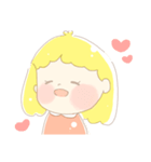 ほんわか女の子 。（個別スタンプ：2）