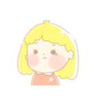 ほんわか女の子 。（個別スタンプ：5）