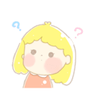 ほんわか女の子 。（個別スタンプ：6）