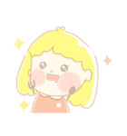 ほんわか女の子 。（個別スタンプ：7）