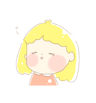 ほんわか女の子 。（個別スタンプ：8）