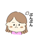 おんなのこ。使える日常ひとことスタンプ♡（個別スタンプ：4）