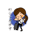 お団子ガールのスタンプだよ。（個別スタンプ：34）
