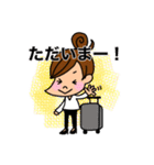 お団子ガールのスタンプだよ。（個別スタンプ：40）