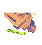 せかぷら絵日記 ～ぽんこつな車たち～（個別スタンプ：7）