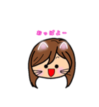 ニャニャ仔母さん日常会話（個別スタンプ：1）