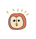 幸せふくろうの日常（個別スタンプ：9）
