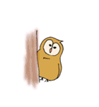 幸せふくろうの日常（個別スタンプ：28）