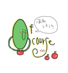 手書きスマイルEnglish（個別スタンプ：2）