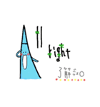 手書きスマイルEnglish（個別スタンプ：3）