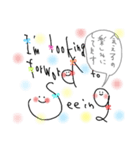 手書きスマイルEnglish（個別スタンプ：5）