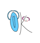 手書きスマイルEnglish（個別スタンプ：10）