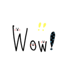 手書きスマイルEnglish（個別スタンプ：21）