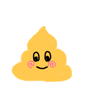 うんこ君とバナナ君（個別スタンプ：1）