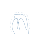 ちょっとへんなしろくま（個別スタンプ：6）