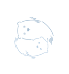 ちょっとへんなしろくま（個別スタンプ：40）